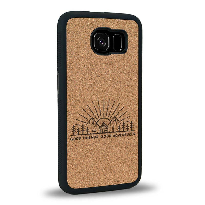 Coque Samsung S6E - Sunset Lovers - Coque en bois