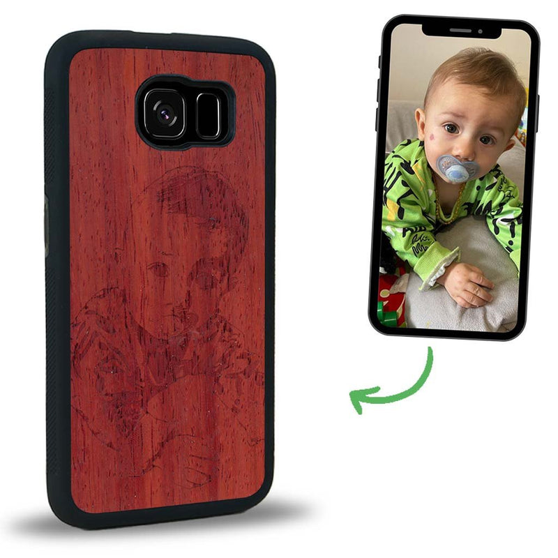 Coque Samsung S7 - La Personnalisable - Coque en bois