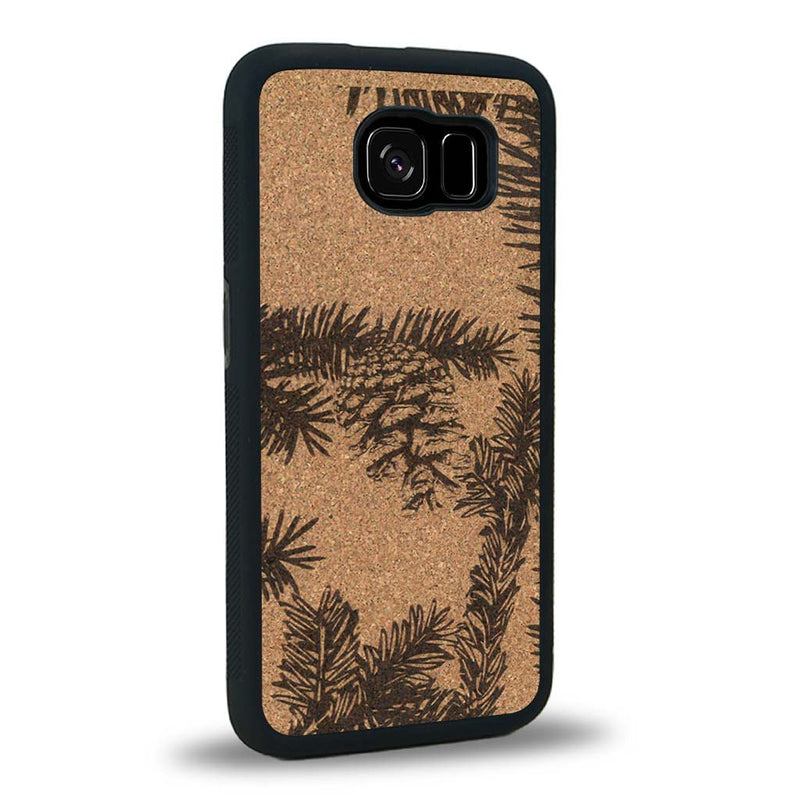 Coque Samsung S7 - La Pomme de Pin - Coque en bois