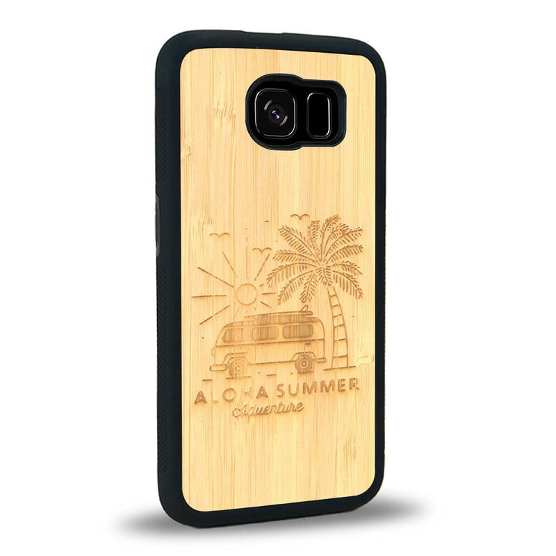 Coque Samsung S7E - Aloha Summer - Coque en bois
