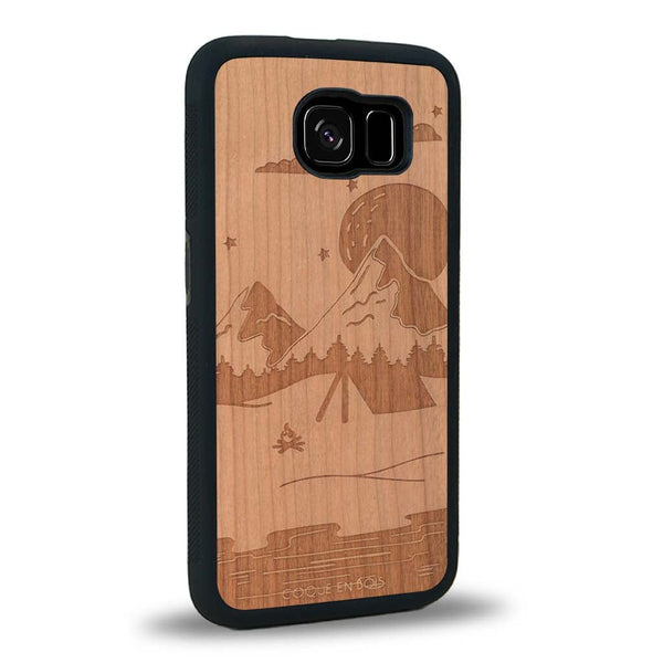 Coque Samsung S8 - Le Campsite - Coque en bois