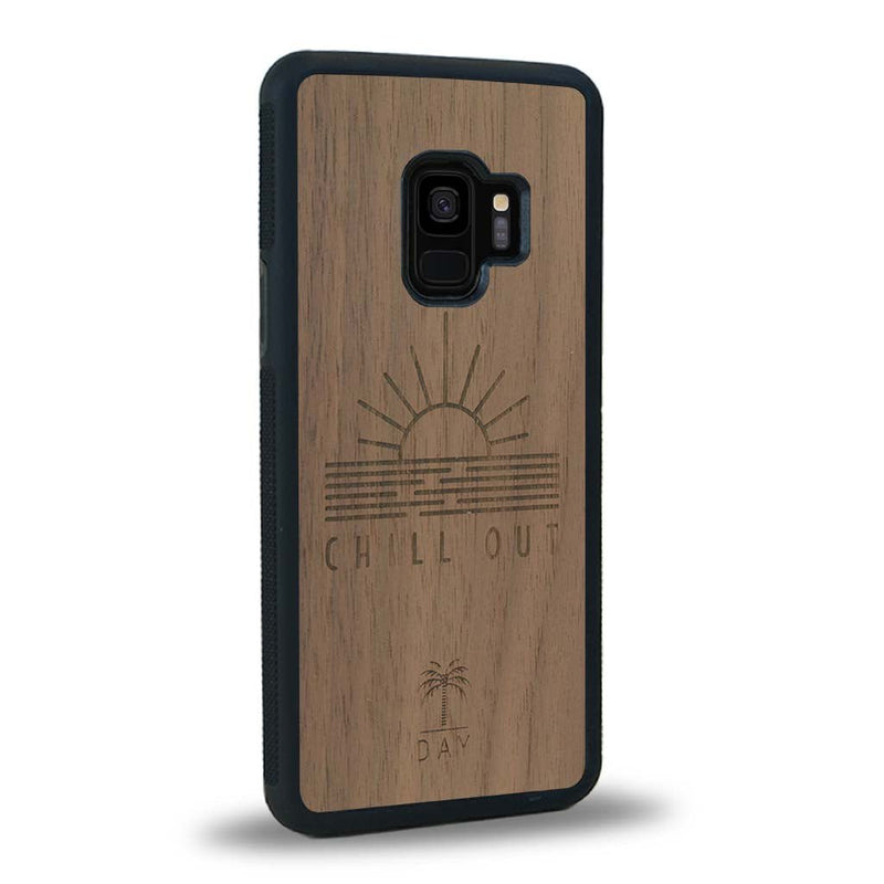 Coque Samsung S9 - La Chill Out - Coque en bois