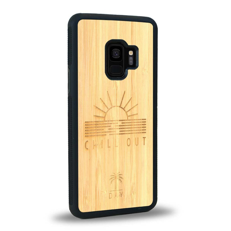 Coque Samsung S9 - La Chill Out - Coque en bois