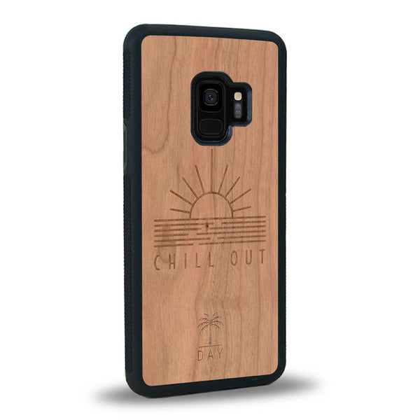 Coque Samsung S9+ - La Chill Out - Coque en bois