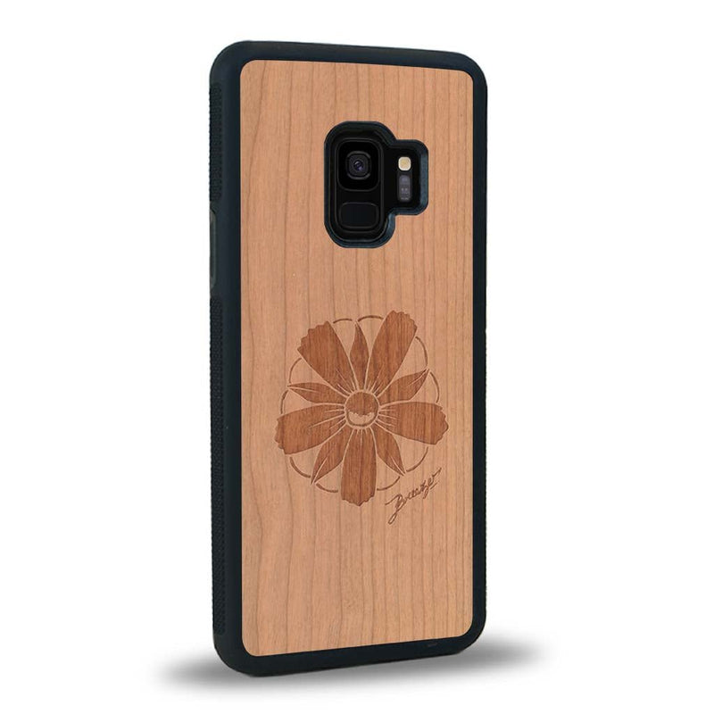 Coque Samsung S9 - La Fleur des Montagnes - Coque en bois