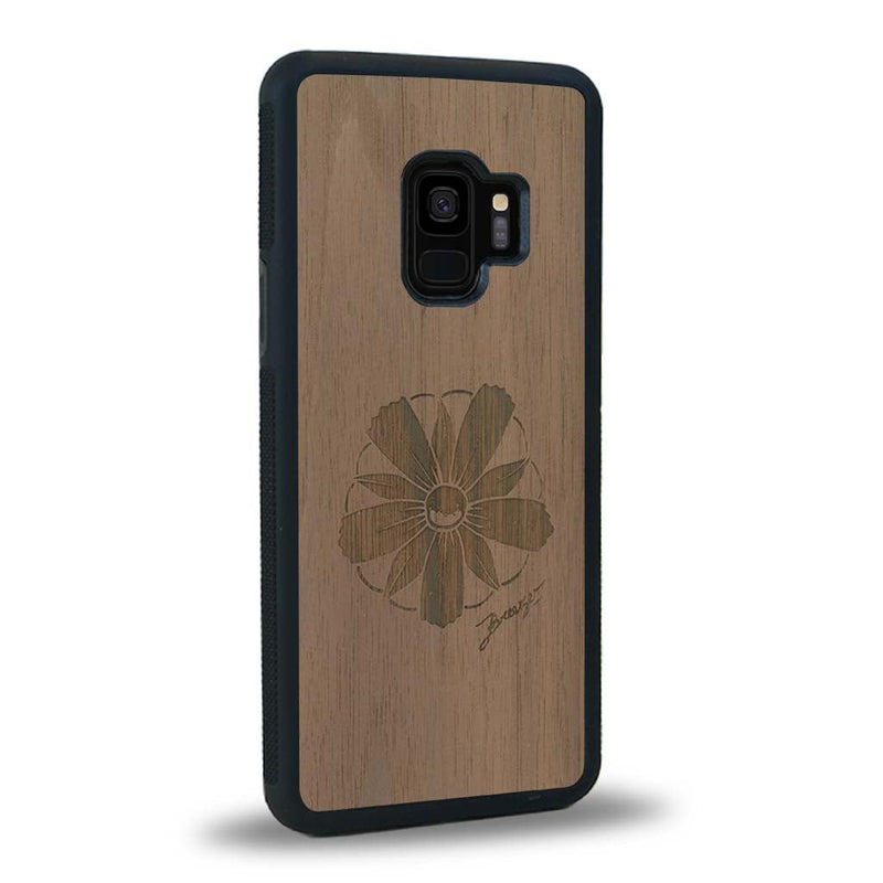 Coque Samsung S9 - La Fleur des Montagnes - Coque en bois