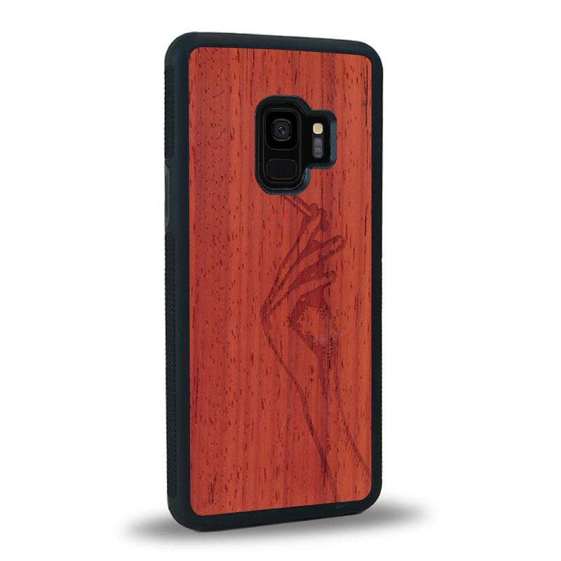 Coque Samsung S9+ - La Garçonne - Coque en bois