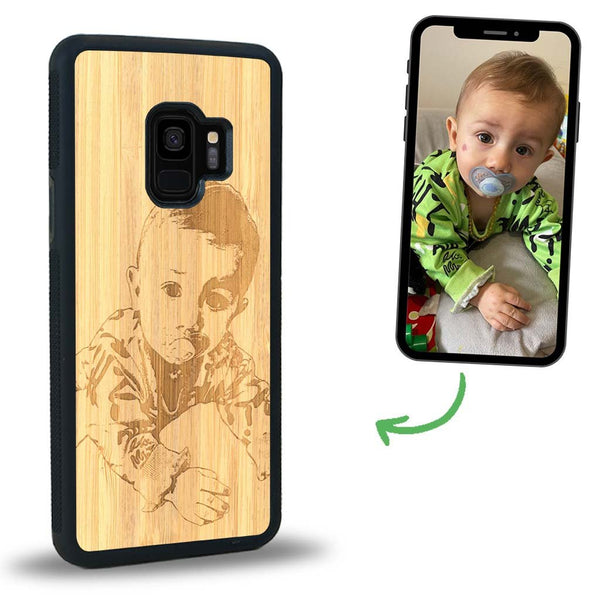 Coque Samsung S9+ - La Personnalisable - Coque en bois