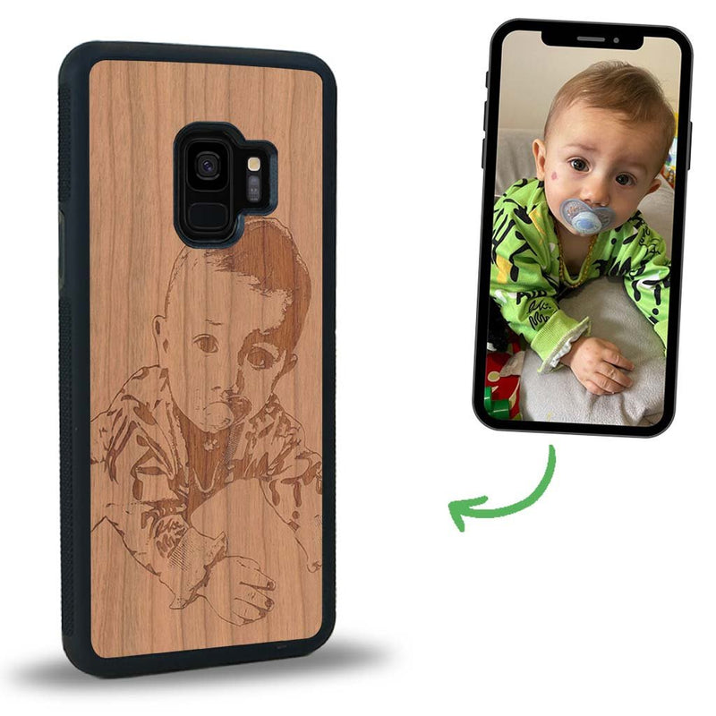 Coque Samsung S9+ - La Personnalisable - Coque en bois