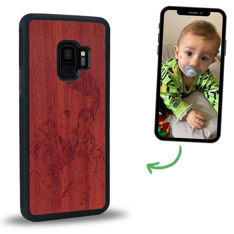 Coque Samsung S9+ - La Personnalisable - Coque en bois