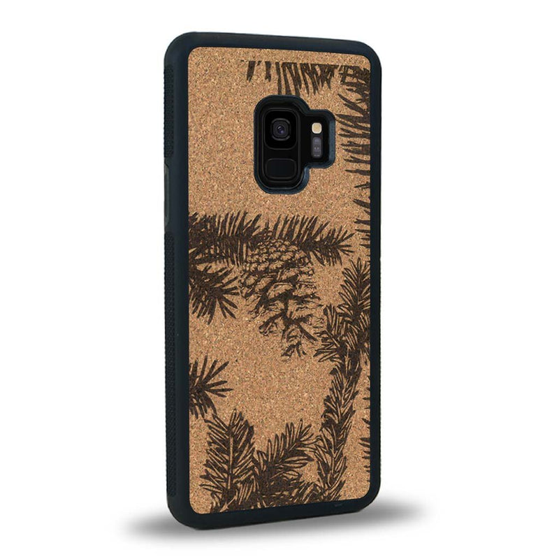 Coque Samsung S9+ - La Pomme de Pin - Coque en bois