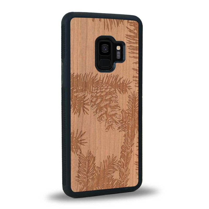 Coque Samsung S9 - La Pomme de Pin - Coque en bois