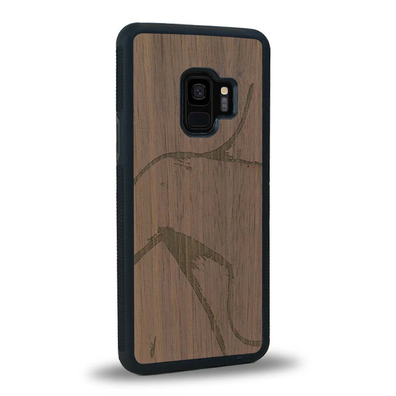 Coque Samsung S9 - La Shoulder - Coque en bois