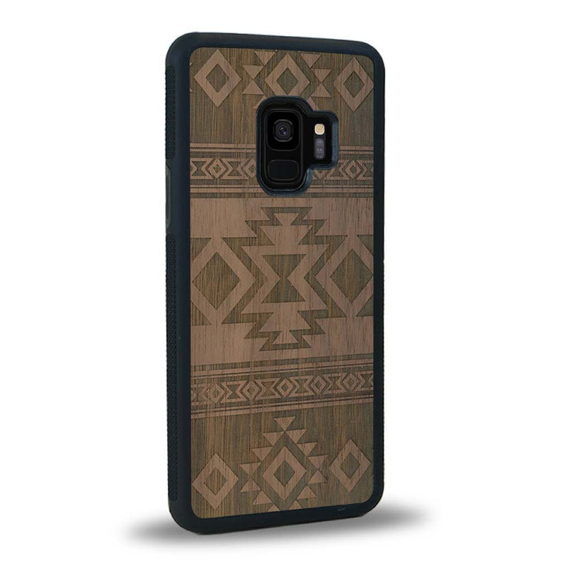 Coque Samsung S9+ - L'Aztec - Coque en bois