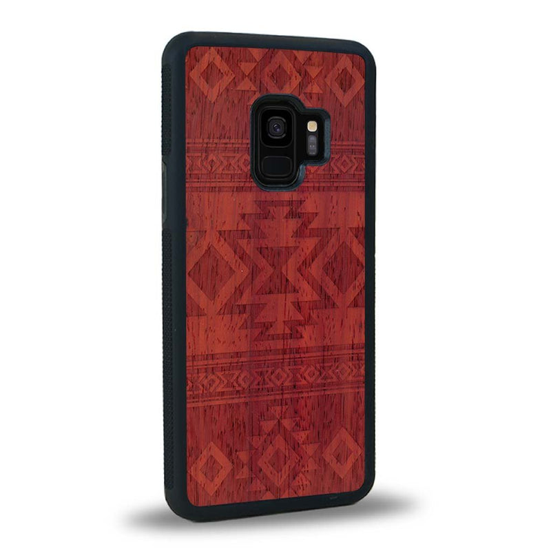 Coque Samsung S9 - L'Aztec - Coque en bois