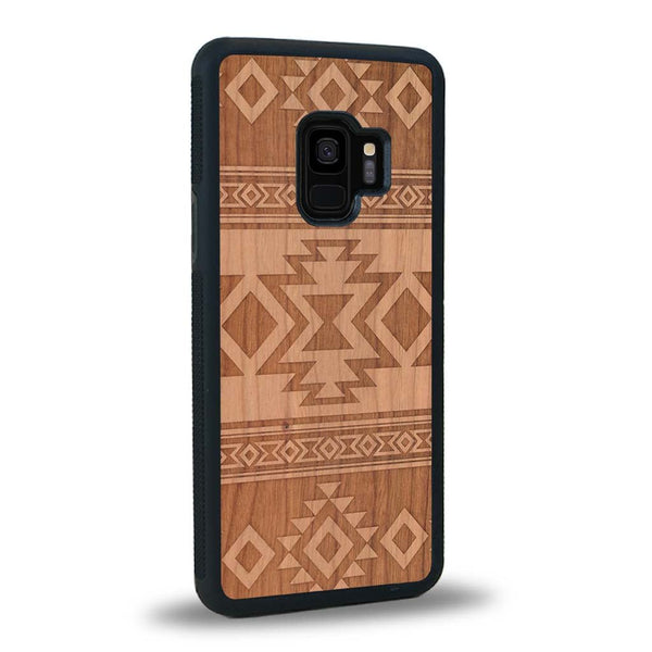 Coque Samsung S9+ - L'Aztec - Coque en bois