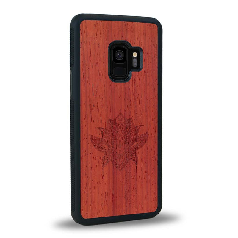 Coque Samsung S9+ - Le Lotus - Coque en bois