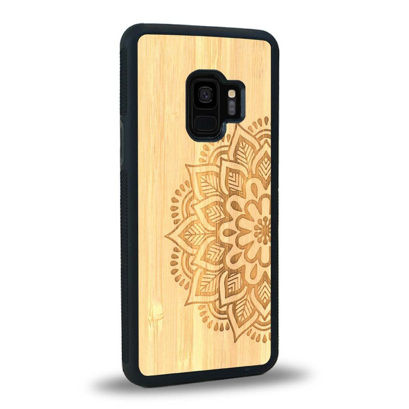 Coque Samsung S9 - Le Mandala Sanskrit - Coque en bois