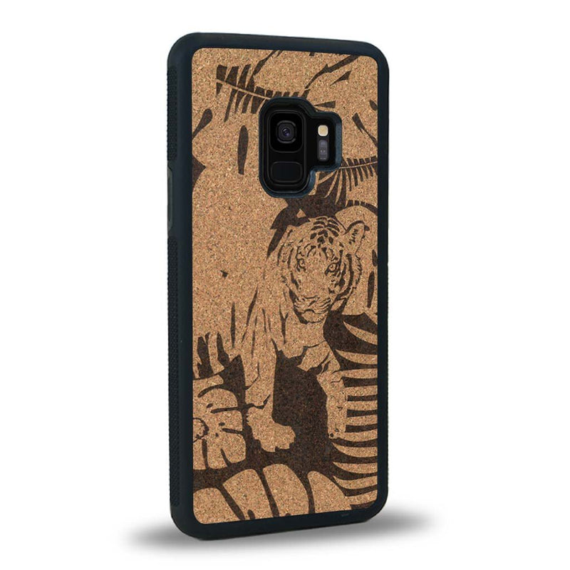 Coque Samsung S9+ - Le Tigre - Coque en bois
