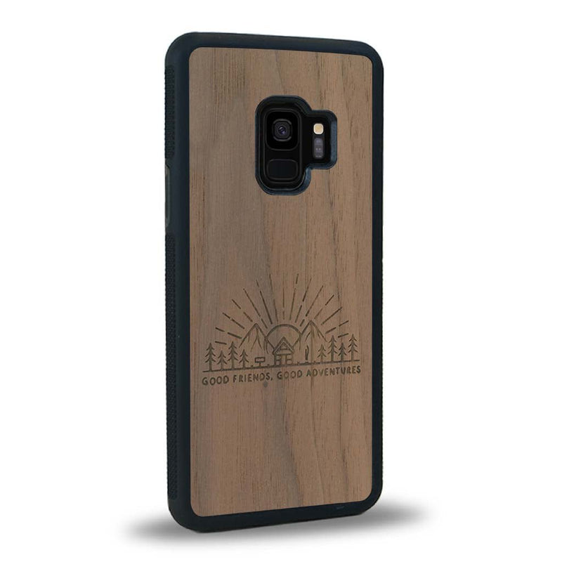 Coque Samsung S9+ - Sunset Lovers - Coque en bois