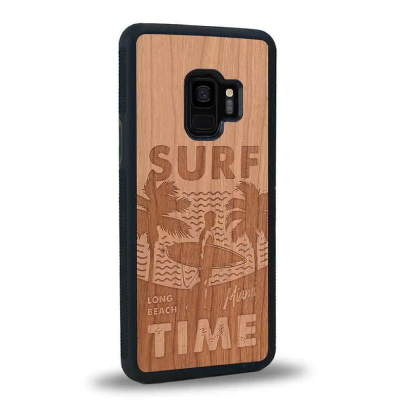 Coque Samsung S9+ - Surf Time - Coque en bois