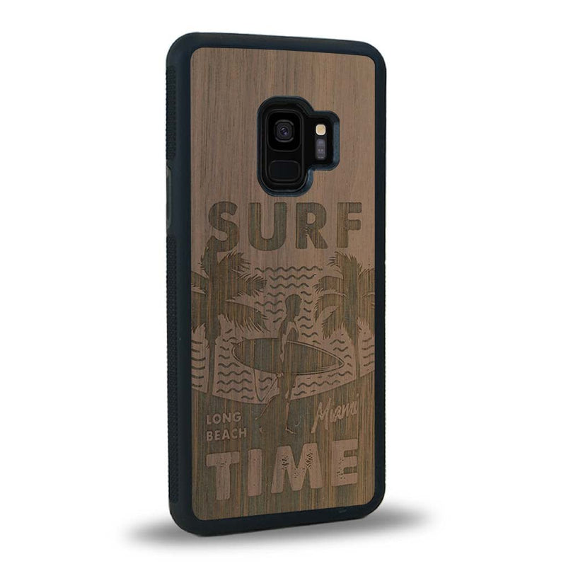 Coque Samsung S9 - Surf Time - Coque en bois