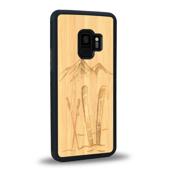 Coque Samsung S9 - Winter Holidays - Coque en bois