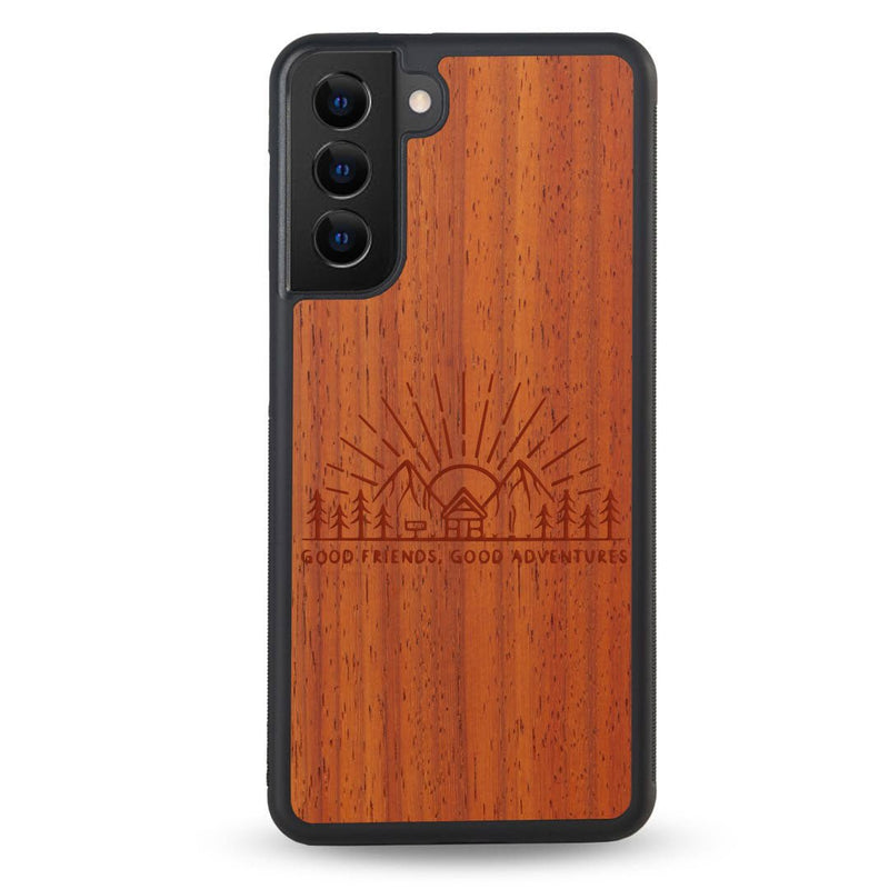 Coque Samsung - Sunset Lovers - Coque en bois