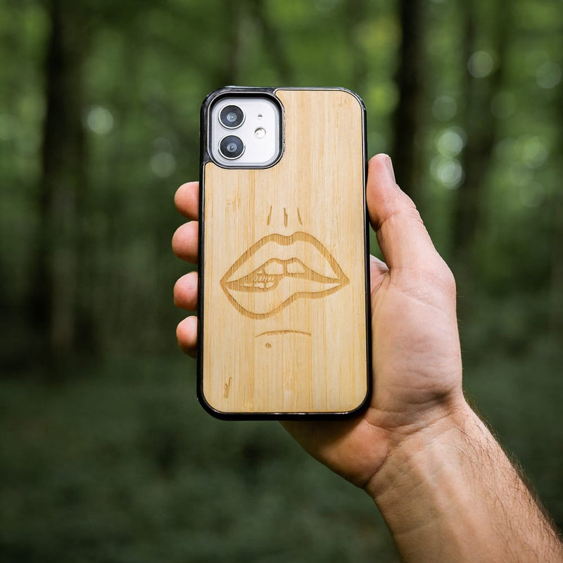 Coque Samsung - The Kiss - Coque en bois