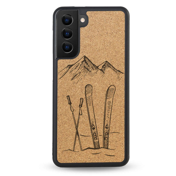 Coque Samsung - Winter Holliday - Coque en bois