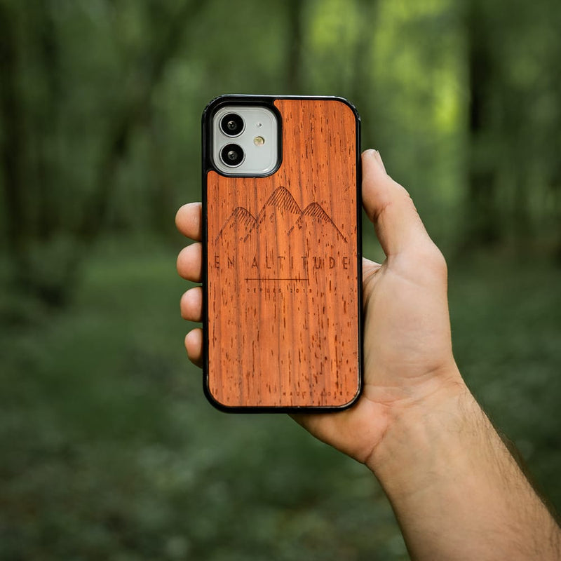 Coque Xiaomi - En Altitude - Coque en bois