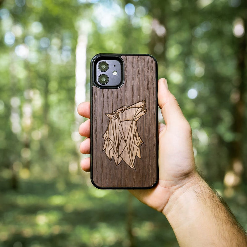 Coque Xiaomi - Le Loup - Coque en bois