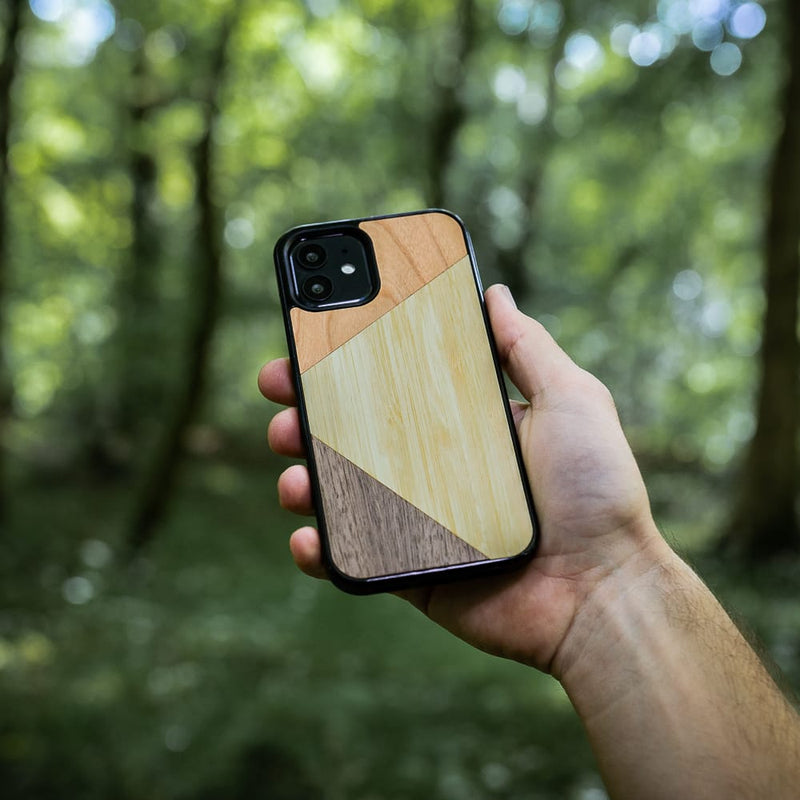 Coque Xiaomi - Le Trio - Coque en bois