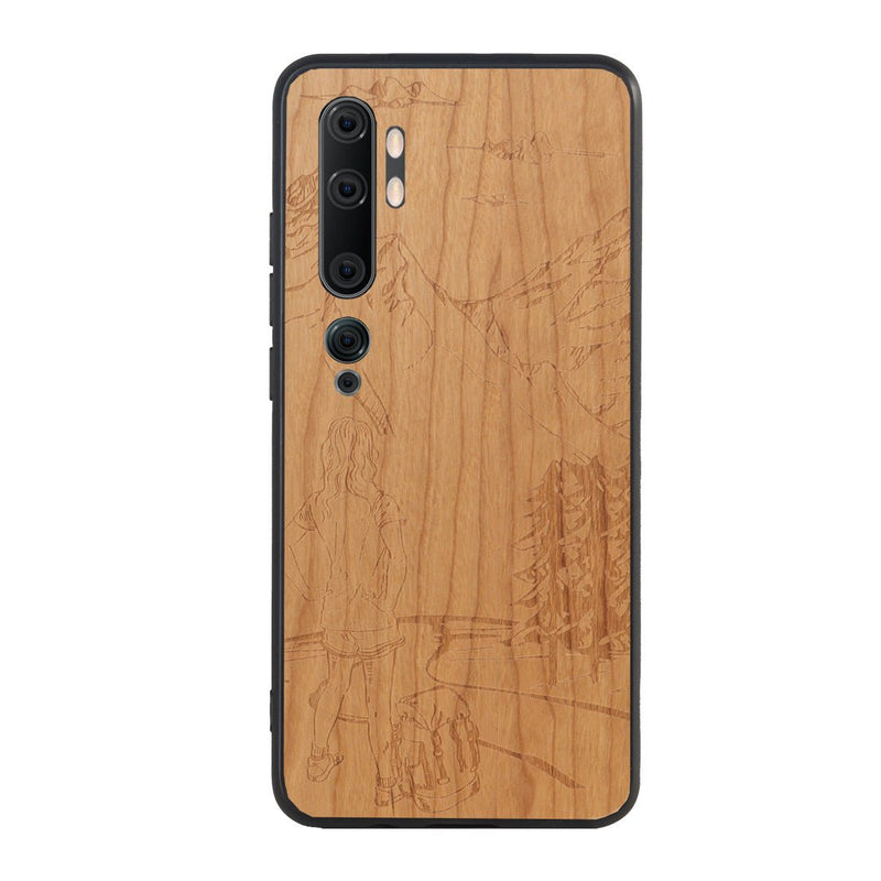 Coque Xiaomi - L'Exploratrice - Coque en bois