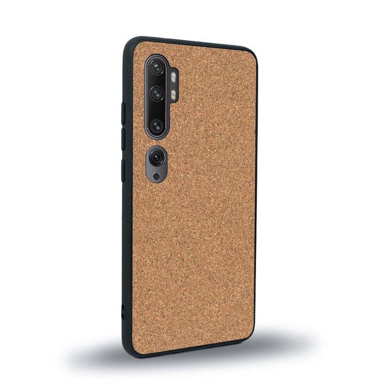 Coque de protection en bois véritable fabriquée en France pour Xiaomi Mi Note 10 Pro sans gravure avec un design minimaliste et moderne