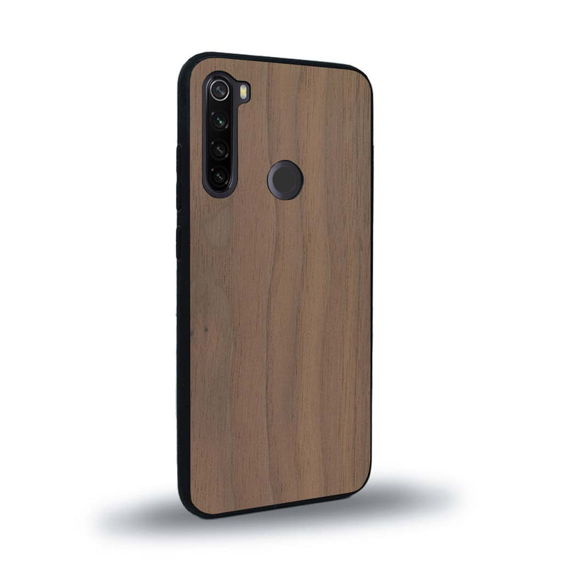 Coque de protection en bois véritable fabriquée en France pour Xiaomi Redmi Note 8T sans gravure avec un design minimaliste et moderne