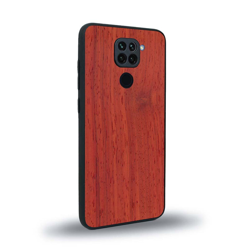 Coque de protection en bois véritable fabriquée en France pour Xiaomi Redmi Note 9 sans gravure avec un design minimaliste et moderne