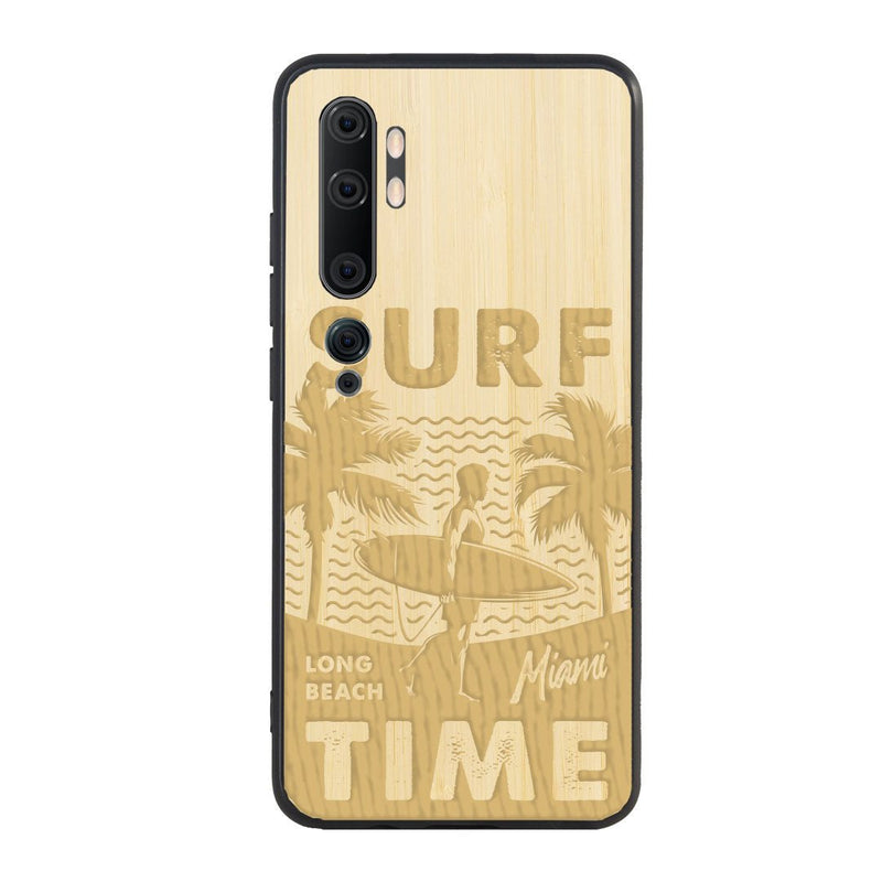 Coque Xiaomi - Surf time - Coque en bois
