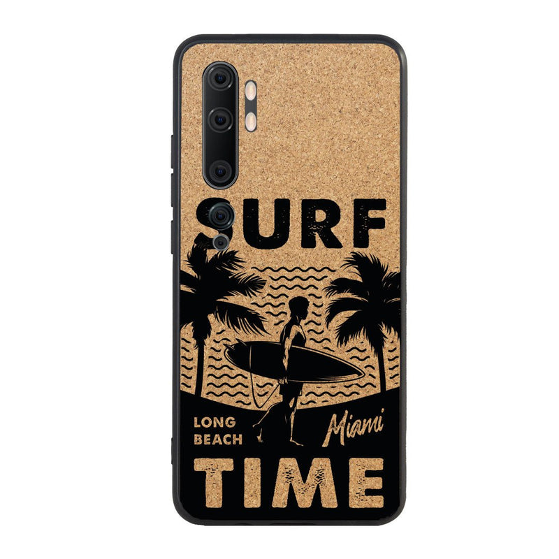 Coque Xiaomi - Surf time - Coque en bois