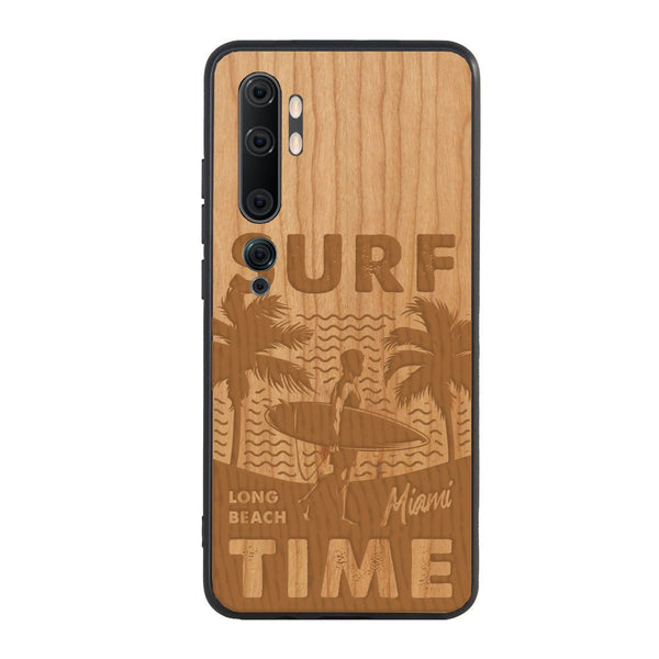 Coque Xiaomi - Surf time - Coque en bois