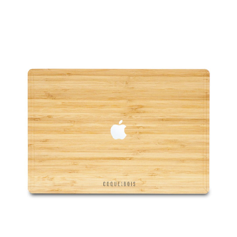 Coque en Bois - Cover Macbook Bambou