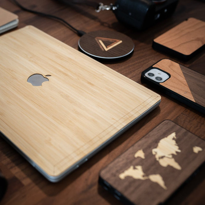 Cover Macbook Bambou - Coque en bois