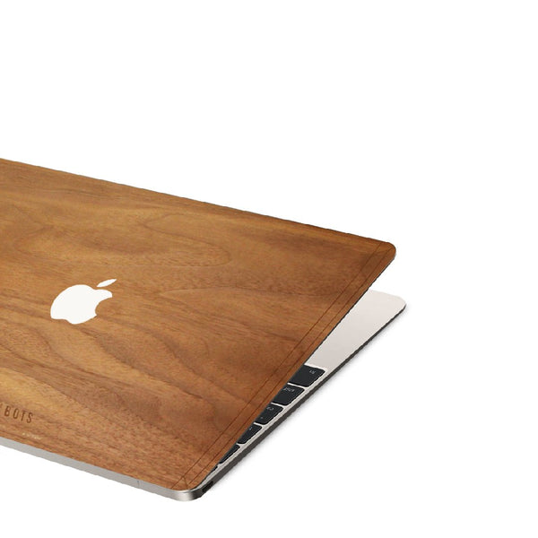 Cover Macbook Noyer - Coque en bois