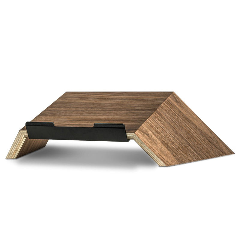 Support d'ordinateur - Le Consciencieux - Coque en bois